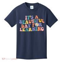 It's A Beautiful Day For Learning Back To School Retro Kids T-Shirt thumb 0