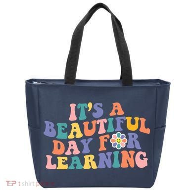 It's A Beautiful Day For Learning Back To School Retro Tote Bag