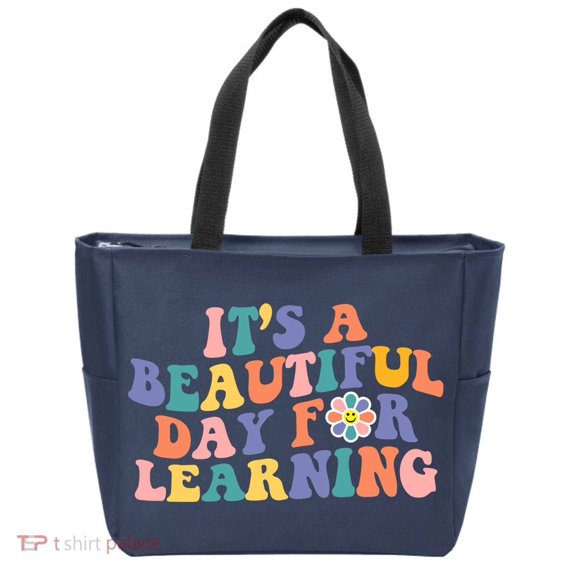 It's A Beautiful Day For Learning Back To School Retro Tote Bag