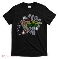 I Am Black History Month Woman Black Girl Magic Bling T-Shirt thumb 0