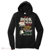I'm A Book Nerd Gift Book Lover Gift Literature Funny Gift Women's Hoodie thumb 0