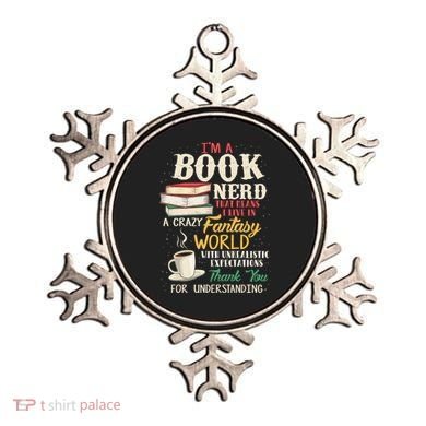 I'm A Book Nerd Gift Book Lover Gift Literature Funny Gift Ornament