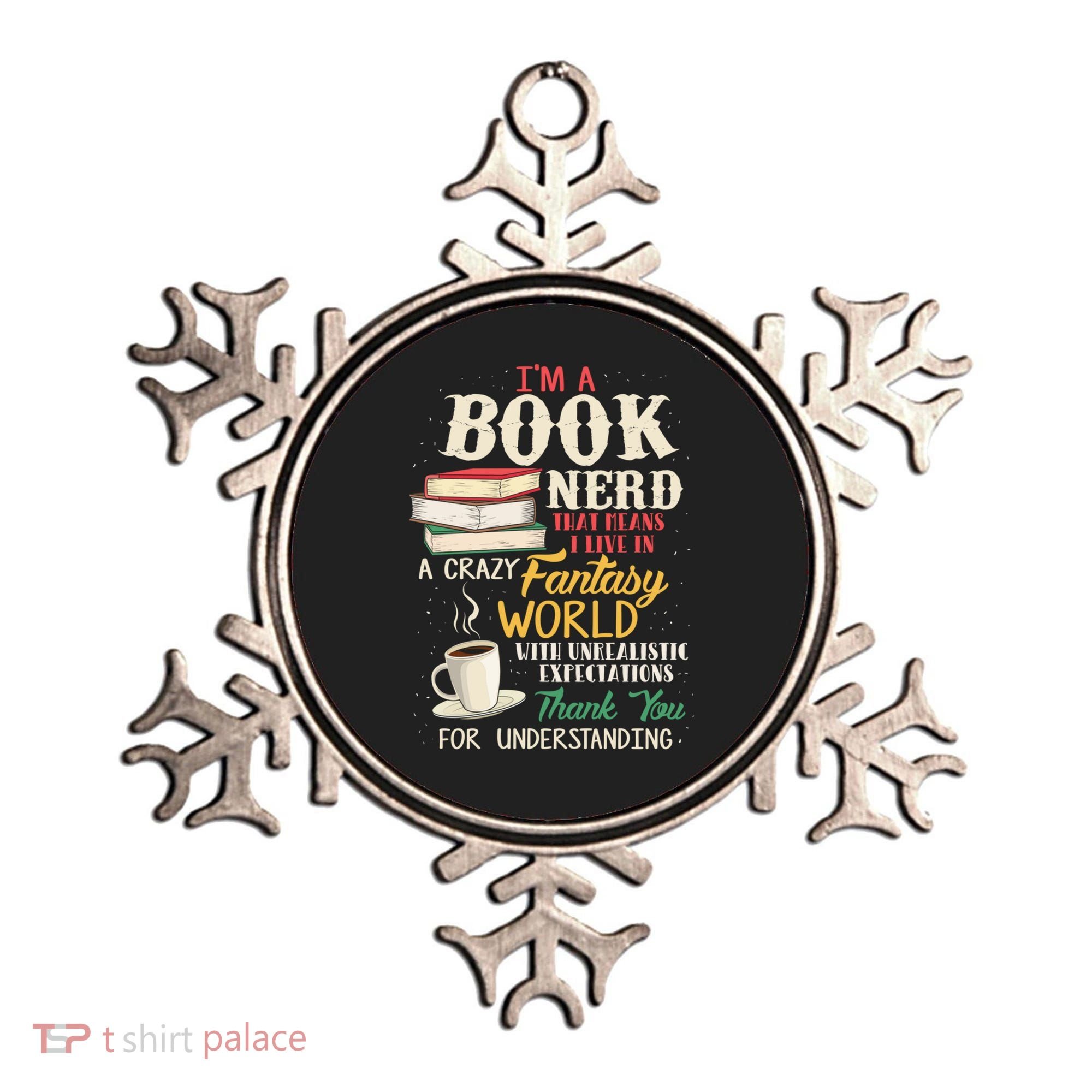 I'm A Book Nerd Gift Book Lover Gift Literature Funny Gift Ornament