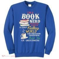 I'm A Book Nerd Gift Book Lover Gift Literature Funny Gift Sweatshirt thumb 0