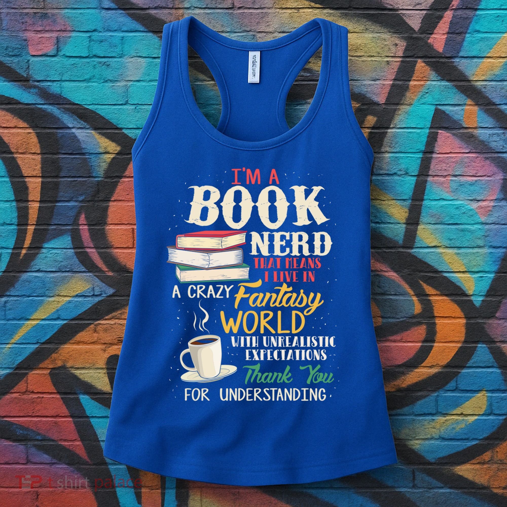 I'm A Book Nerd Gift Book Lover Gift Literature Funny Gift Women's Tank Top