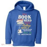 I'm A Book Nerd Gift Book Lover Gift Literature Funny Gift Toddler Hoodie thumb 0
