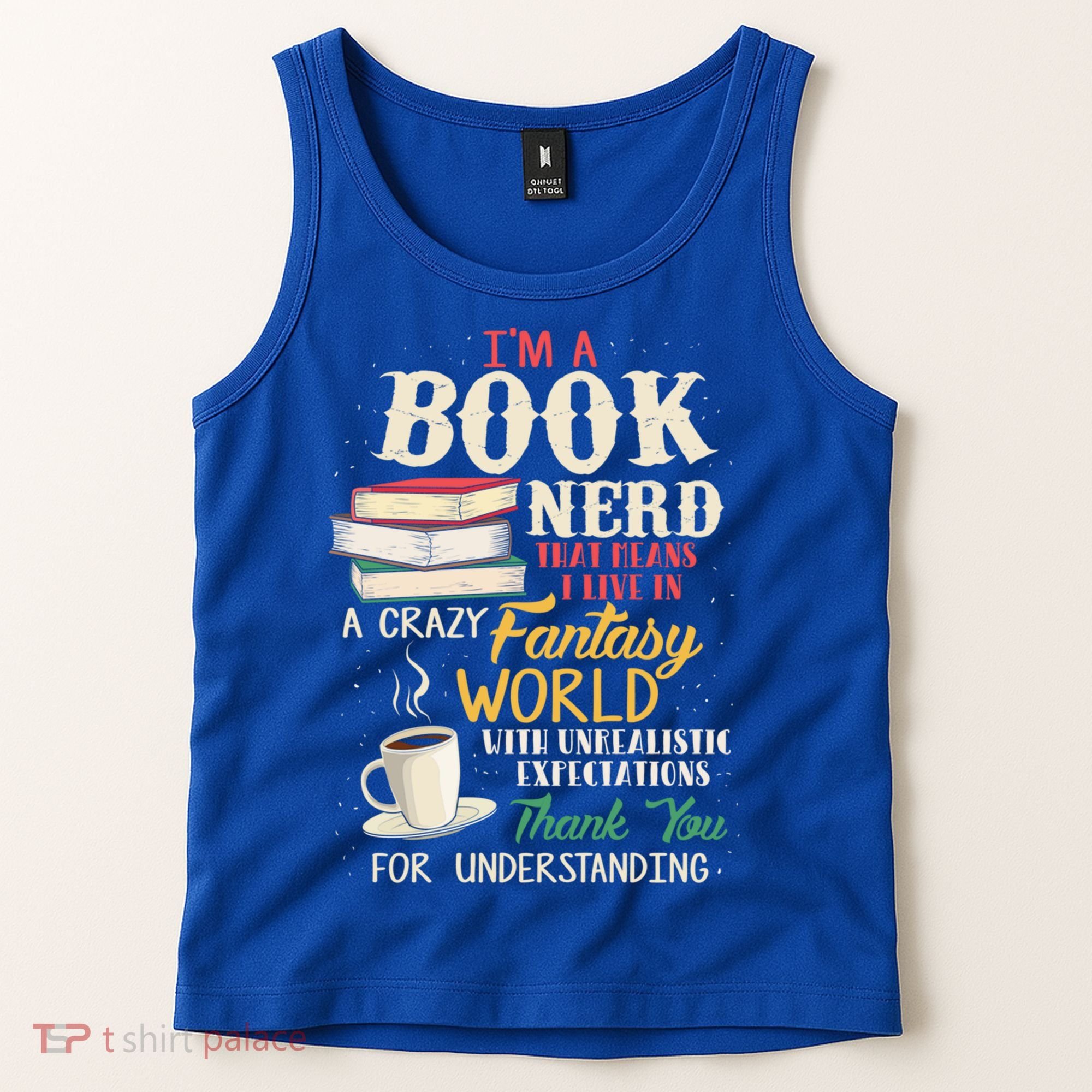 I'm A Book Nerd Gift Book Lover Gift Literature Funny Gift Tank Top