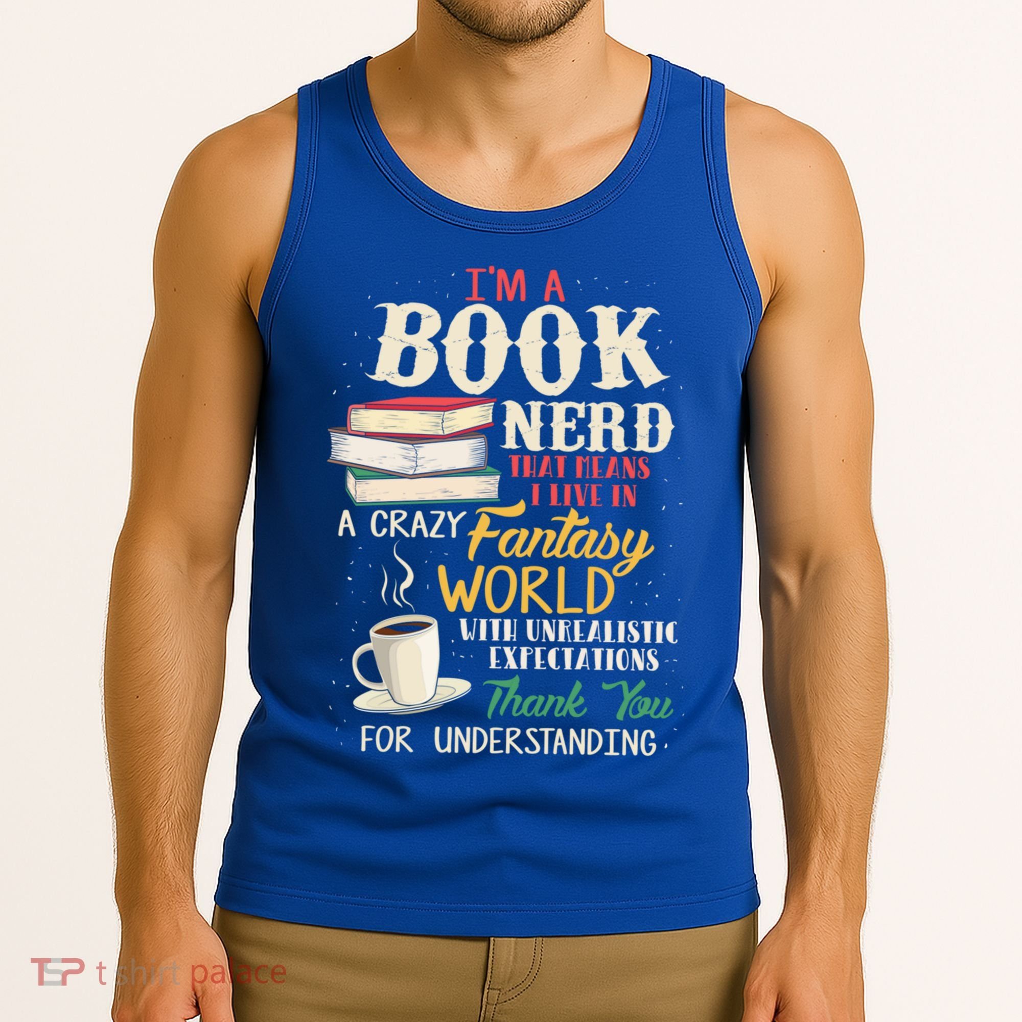 I'm A Book Nerd Gift Book Lover Gift Literature Funny Gift Tank Top