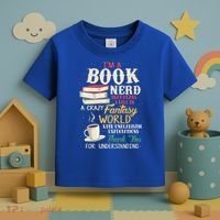 I'm A Book Nerd Gift Book Lover Gift Literature Funny Gift Toddler T-Shirt thumb 3