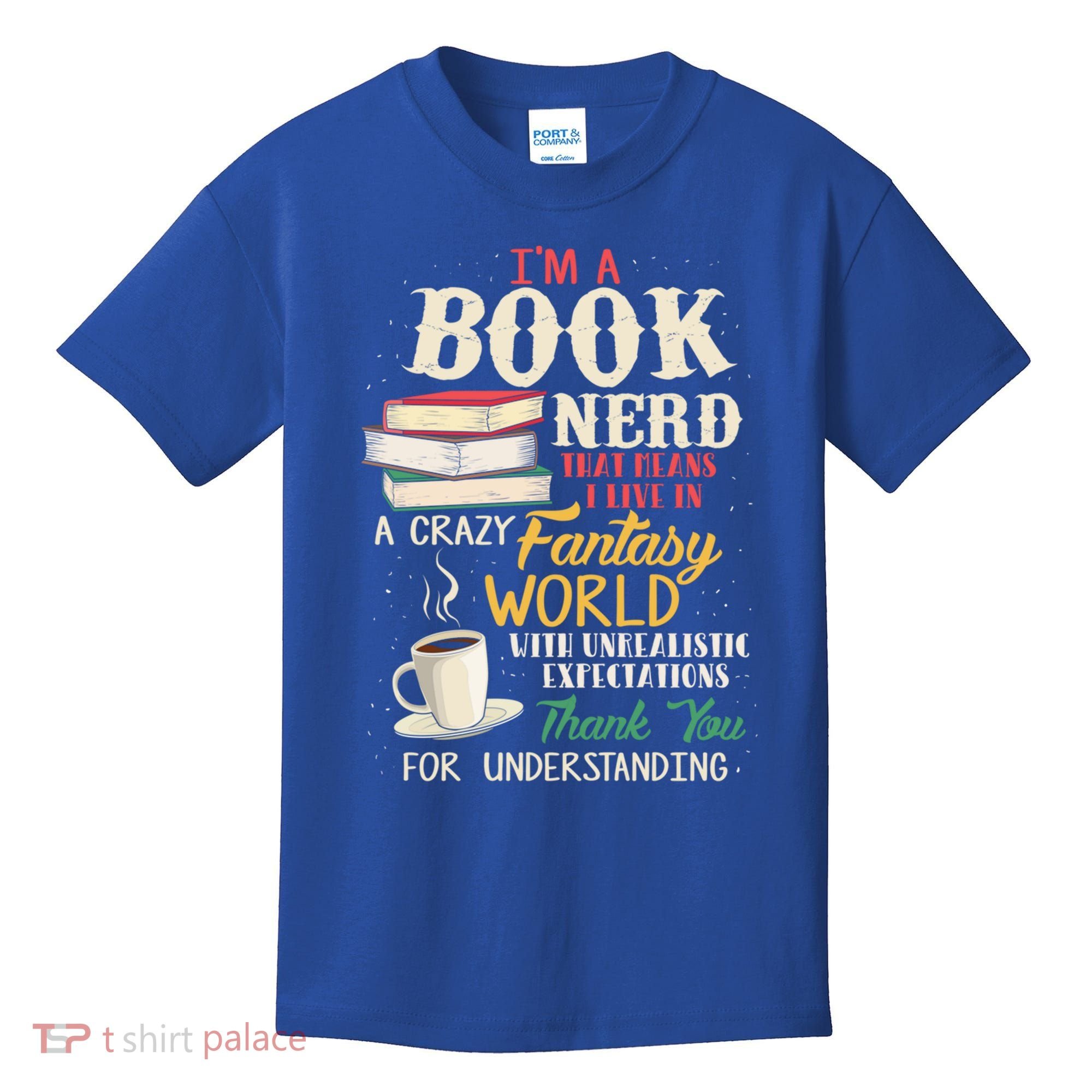 I'm A Book Nerd Gift Book Lover Gift Literature Funny Gift Kids T-Shirt