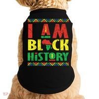 I Am Black History African American Pride Doggie Tank thumb 0