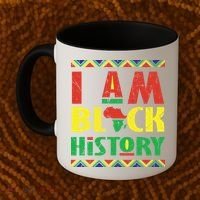 I Am Black History African American Pride Coffee Mug thumb 2