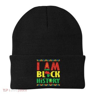 I Am Black History African American Pride Beanie
