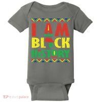 I Am Black History African American Pride Baby Bodysuit thumb 0