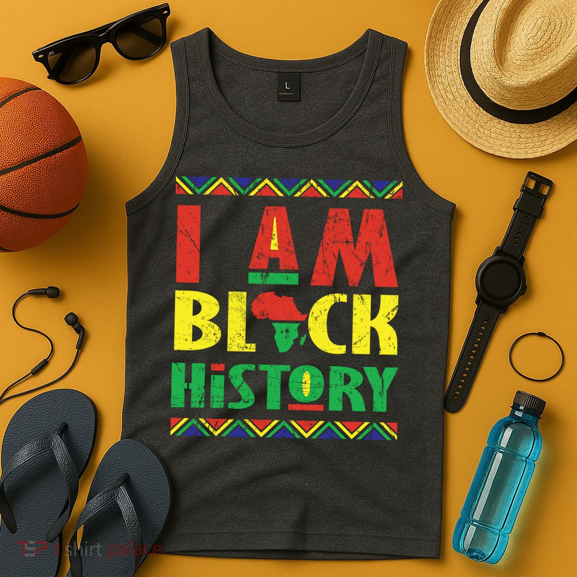 I Am Black History African American Pride Tank Top