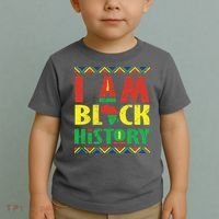 I Am Black History African American Pride Toddler T-Shirt thumb 2