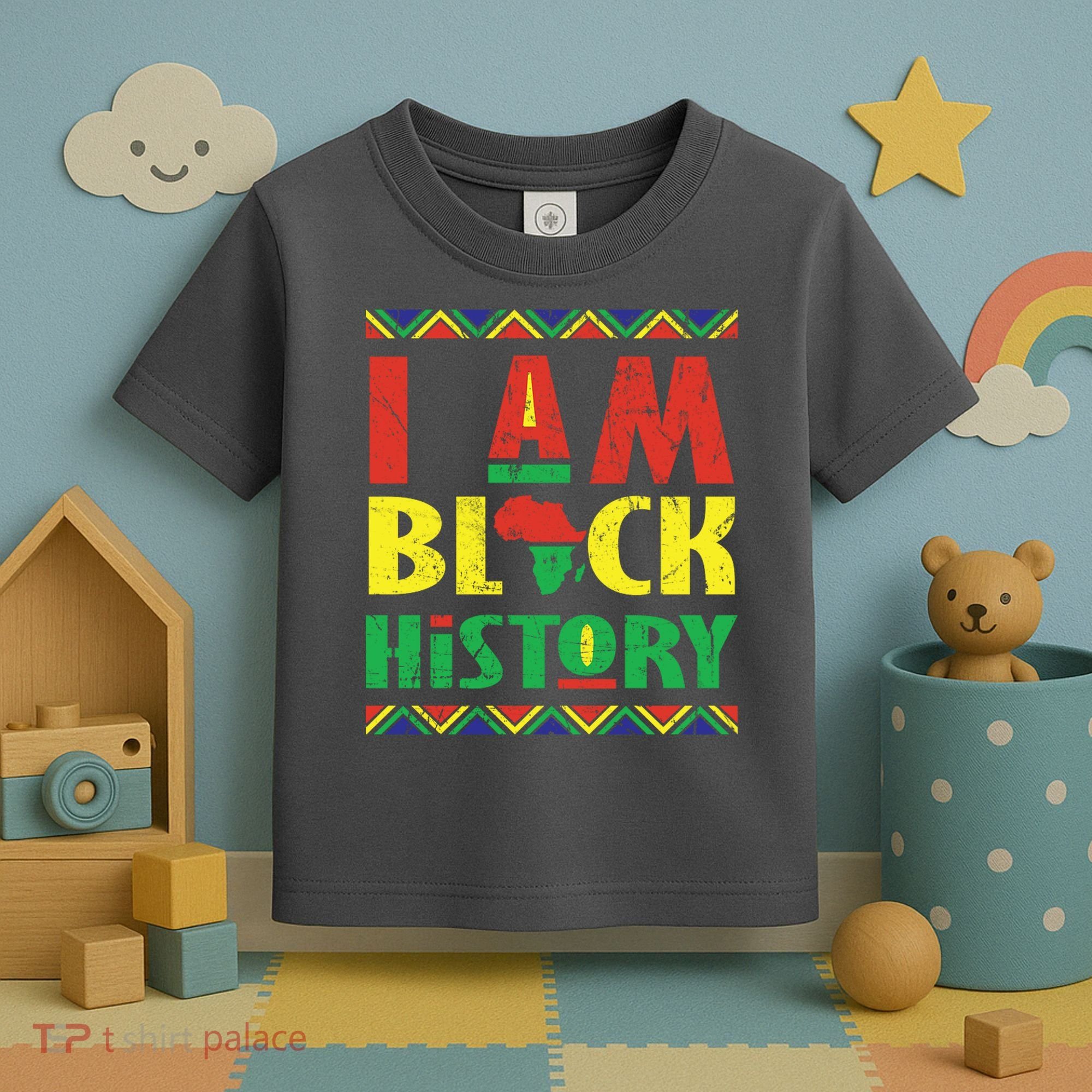 I Am Black History African American Pride Toddler T-Shirt