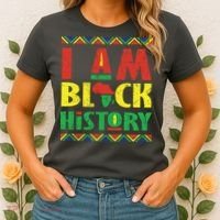 I Am Black History African American Pride Women's T-Shirt thumb 2