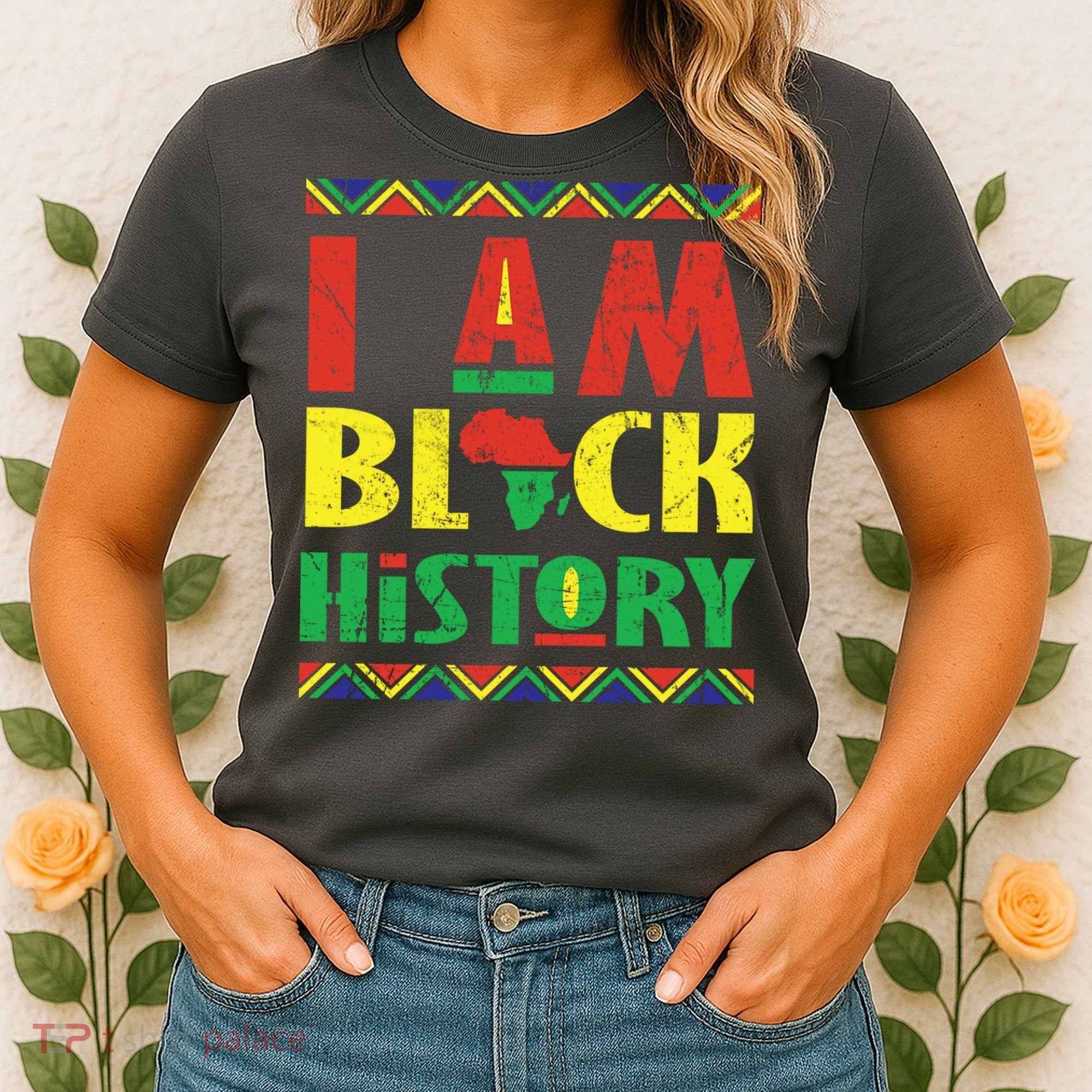 I Am Black History African American Pride Women's T-Shirt