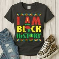 I Am Black History African American Pride Women's T-Shirt thumb 3