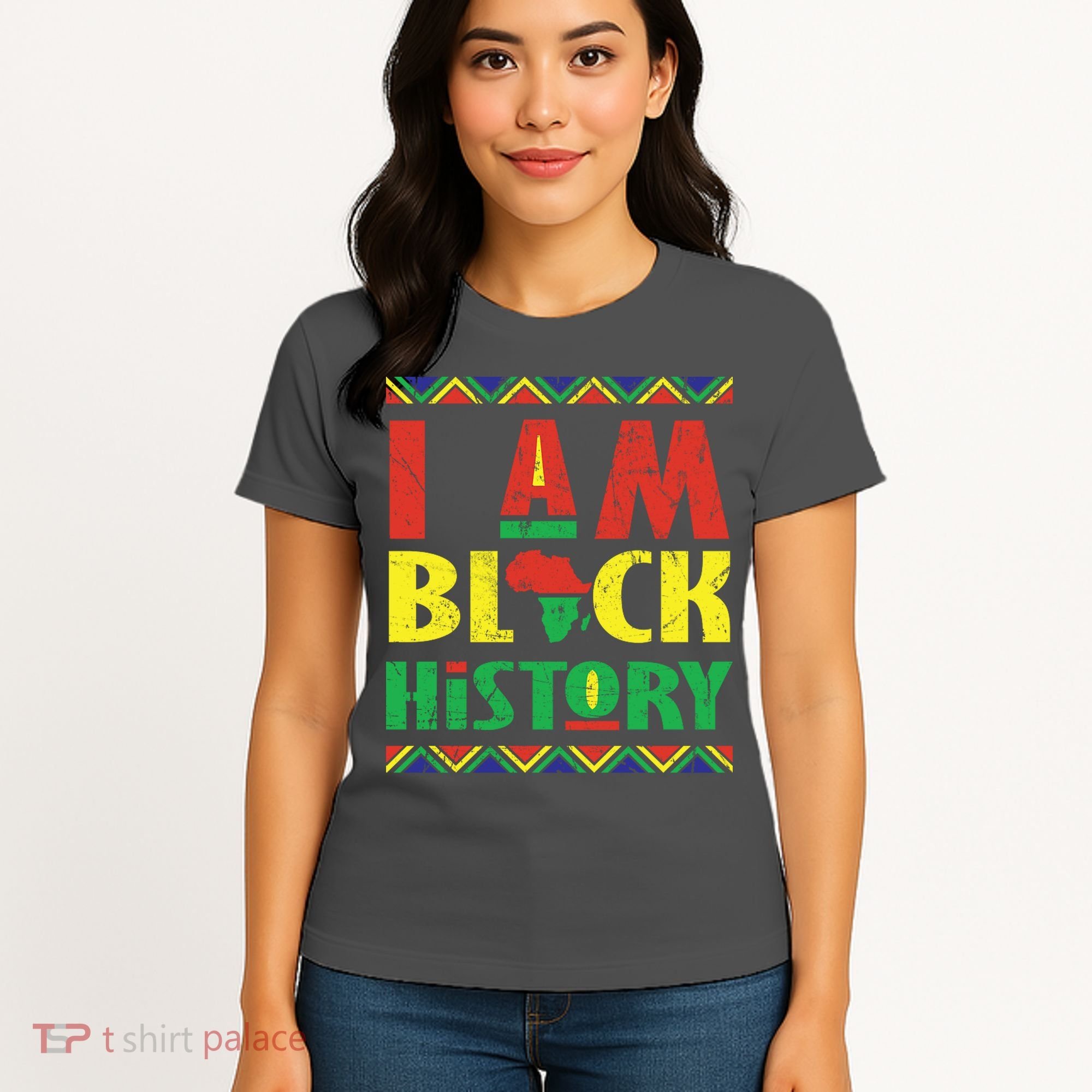 I Am Black History African American Pride Women's T-Shirt