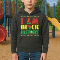I Am Black History African American Pride Kids Hoodie thumb 2