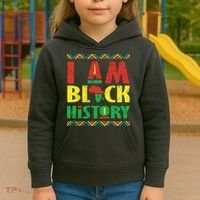 I Am Black History African American Pride Kids Hoodie thumb 3