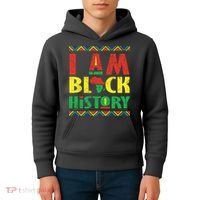 I Am Black History African American Pride Kids Hoodie thumb 4