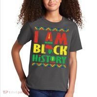 I Am Black History African American Pride Kids T-Shirt thumb 2