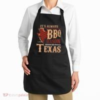 ItS Always Bbq Season In Texas Barbecue Apron thumb 2