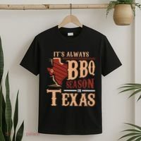 ItS Always Bbq Season In Texas Barbecue T-Shirt thumb 2
