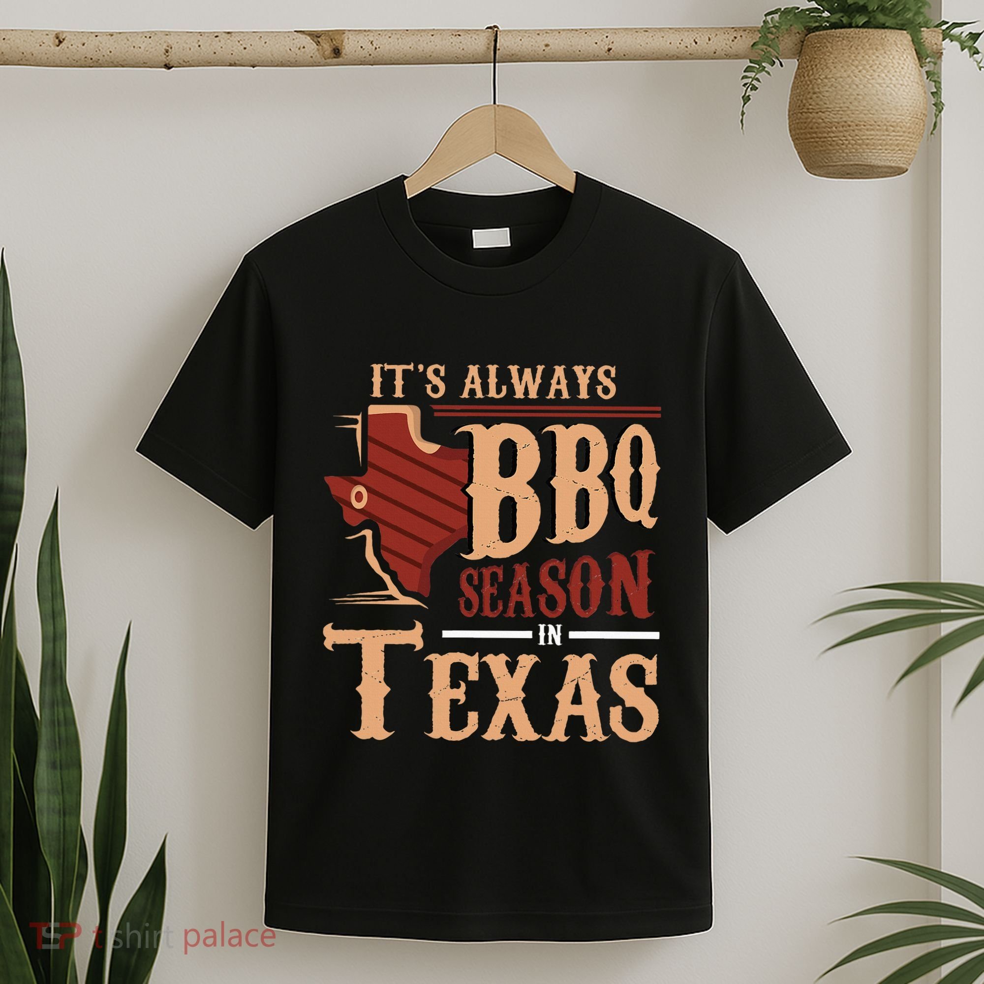 ItS Always Bbq Season In Texas Barbecue T-Shirt