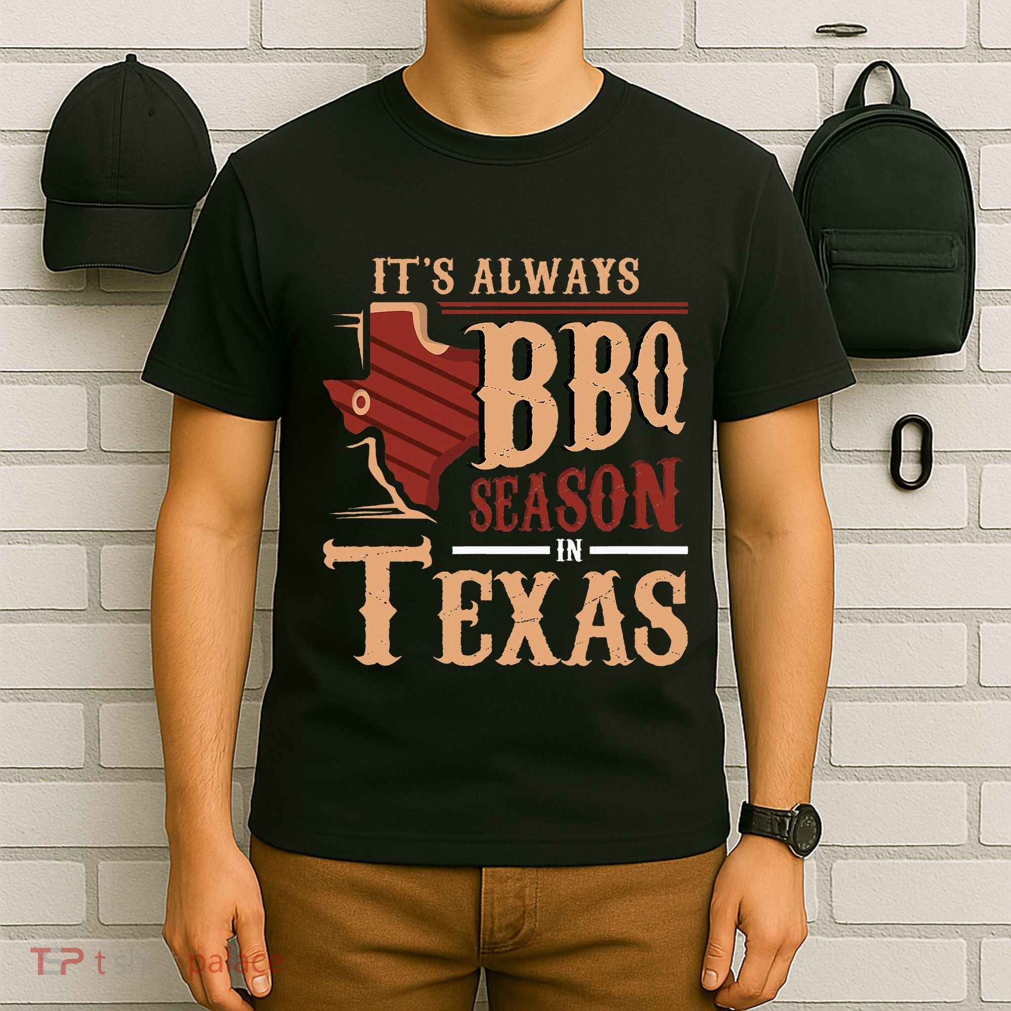 ItS Always Bbq Season In Texas Barbecue T-Shirt