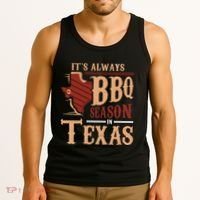 ItS Always Bbq Season In Texas Barbecue Tank Top thumb 3