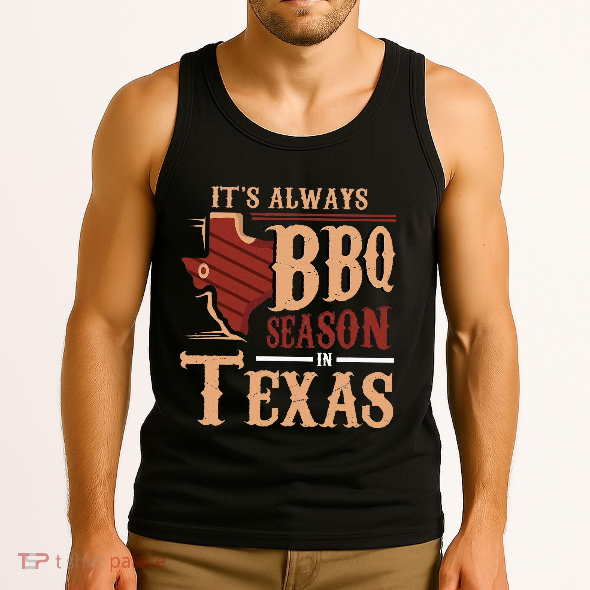 ItS Always Bbq Season In Texas Barbecue Tank Top