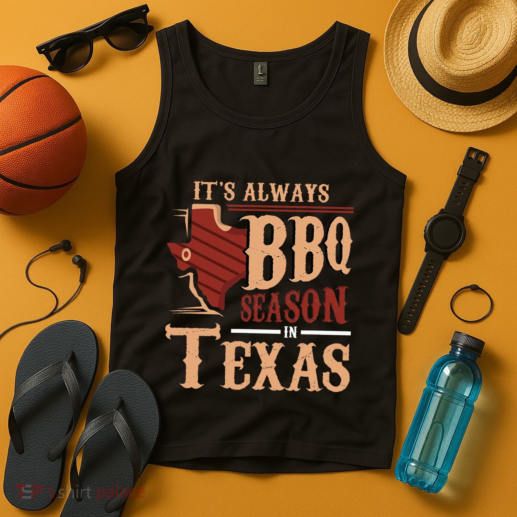 ItS Always Bbq Season In Texas Barbecue Tank Top