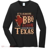 ItS Always Bbq Season In Texas Barbecue Women's Long Sleeve Shirt thumb 0