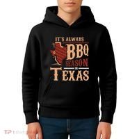 ItS Always Bbq Season In Texas Barbecue Kids Hoodie thumb 4
