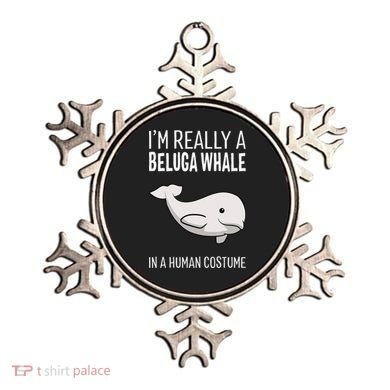 Im A Beluga Whale In A Human Costume Halloween Gift Cute Ornament