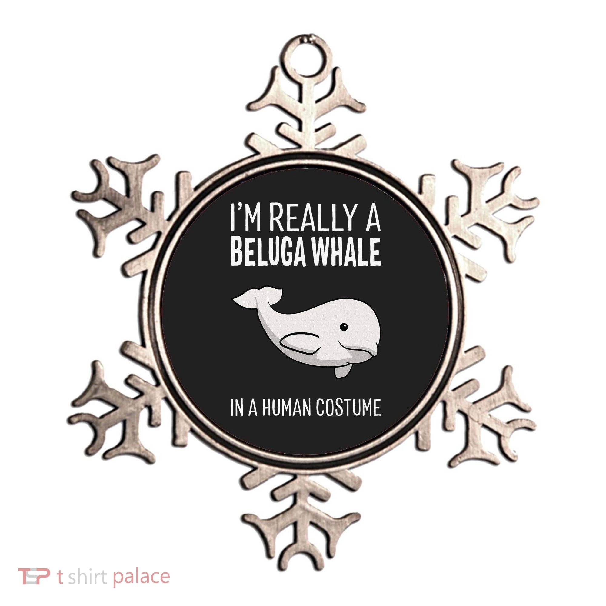 Im A Beluga Whale In A Human Costume Halloween Gift Cute Ornament
