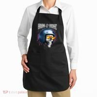 Iron And Bone Skull Biker Flame Apron thumb 2