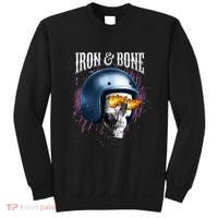 Iron And Bone Skull Biker Flame Sweatshirt thumb 0