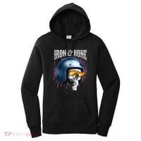 Iron And Bone Skull Biker Flame Women's Hoodie thumb 0