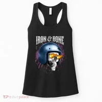 Iron And Bone Skull Biker Flame Women's Tank Top thumb 0