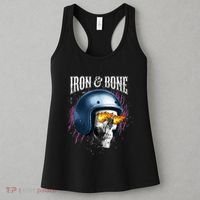 Iron And Bone Skull Biker Flame Women's Tank Top thumb 3