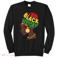 I Am Black History Beautiful Black Woman In Turban Sweatshirt thumb 0