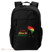 I Am Black History Strong Female Pride Backpack thumb 0