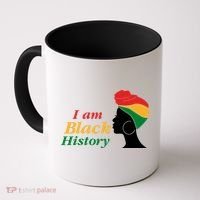 I Am Black History Strong Female Pride Coffee Mug thumb 0