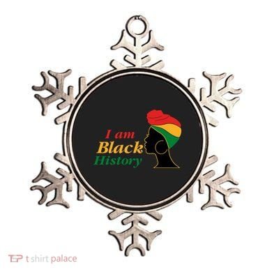 I Am Black History Strong Female Pride Ornament