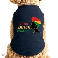 I Am Black History Strong Female Pride Doggie Tank thumb 0